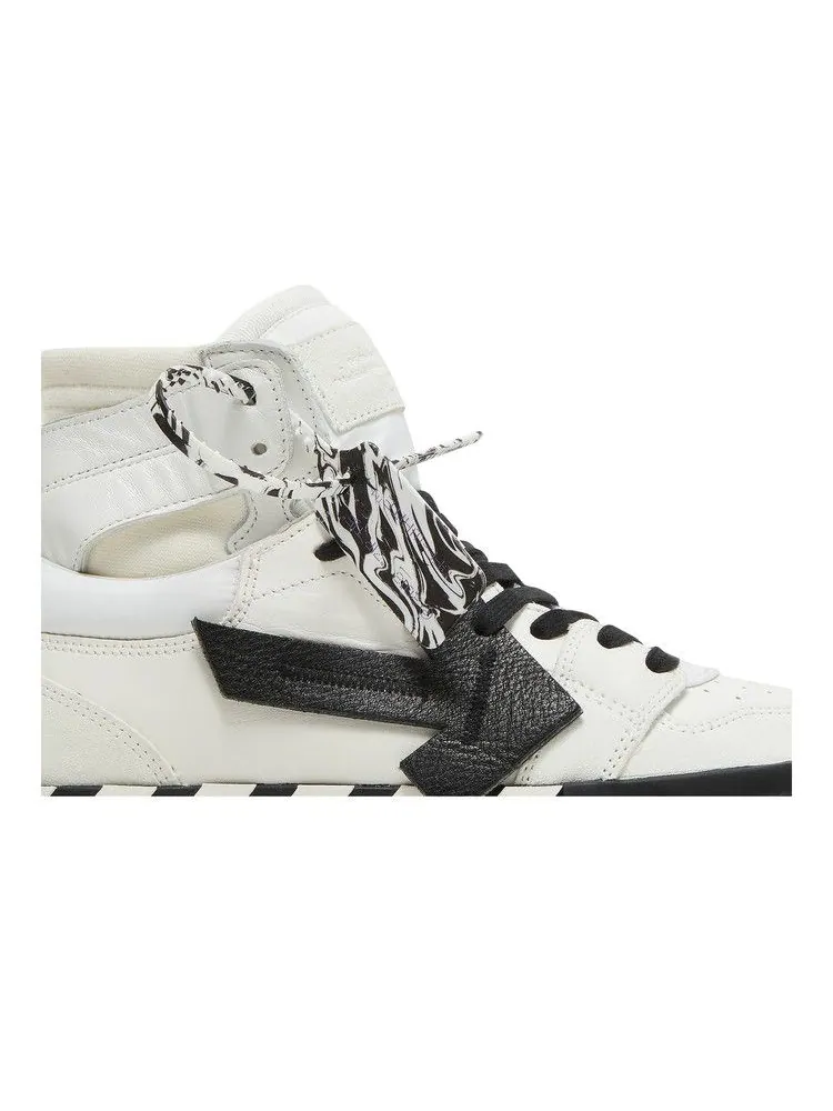 Кроссовки Off-White Off-White Vulc Sneaker High 'White Black' — изображение 3 из 9, белый/черный