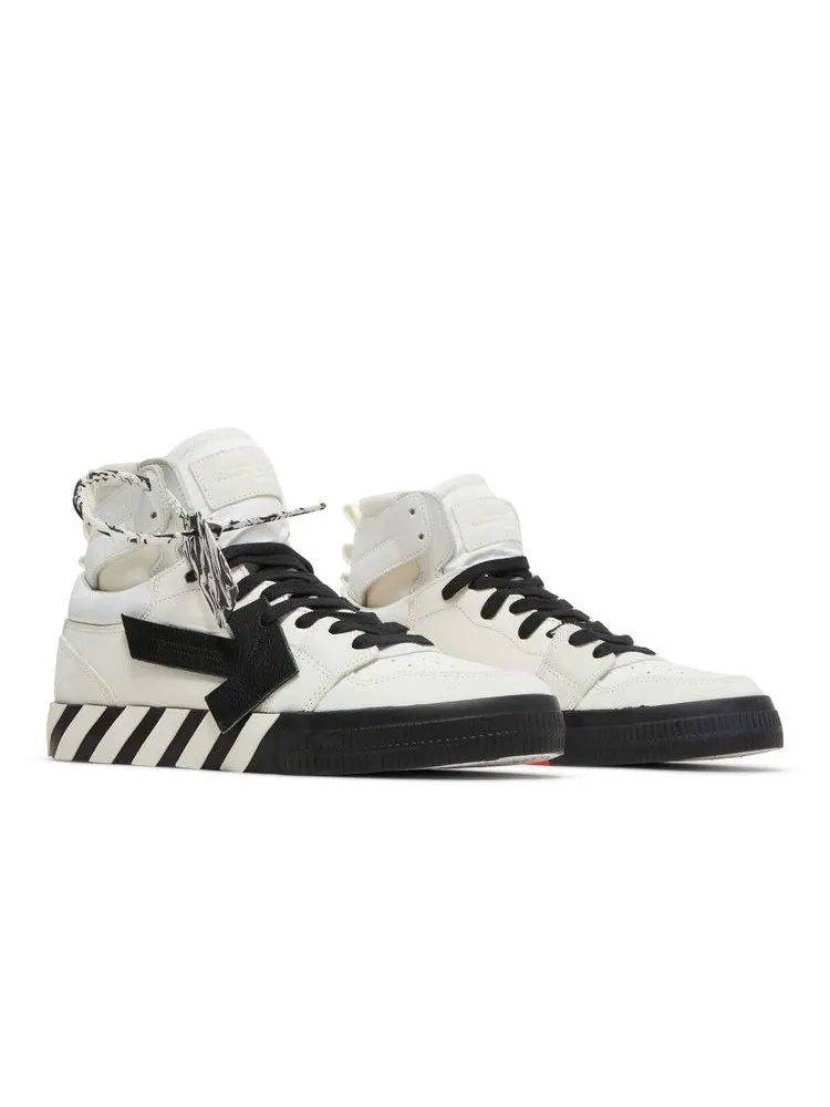 Кроссовки Off-White Off-White Vulc Sneaker High 'White Black' — изображение 9 из 9, белый/черный