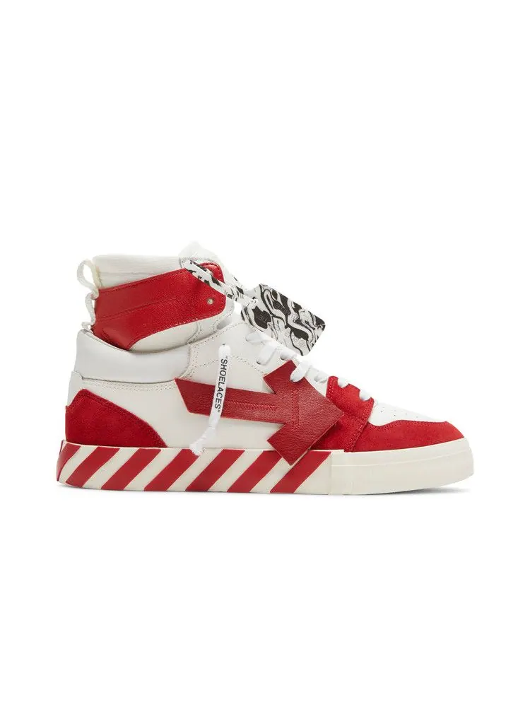 Кроссовки Off-White Off-White Vulc Sneaker High 'White Red' — изображение 2 из 9, белый/красный
