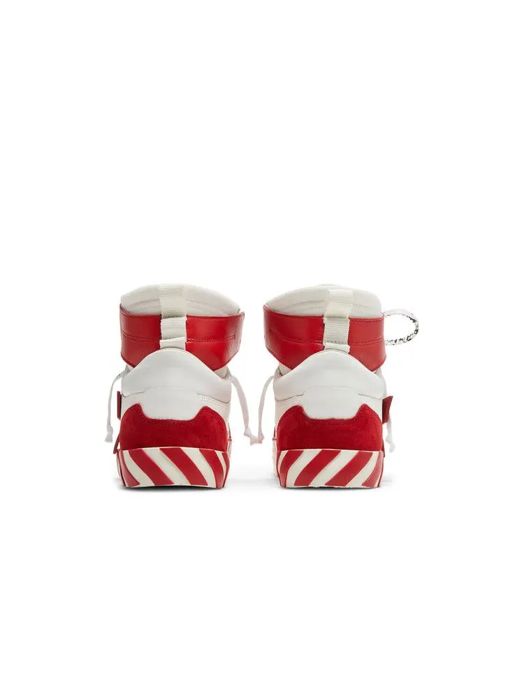 Кроссовки Off-White Off-White Vulc Sneaker High 'White Red' — изображение 7 из 9, белый/красный