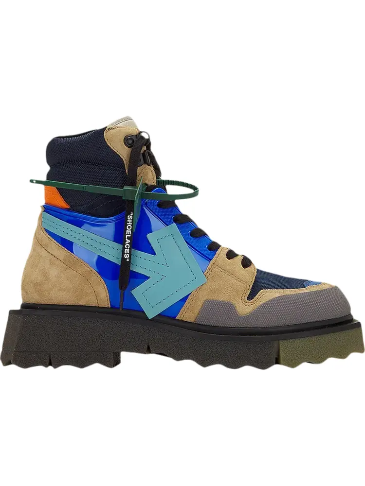 Кроссовки Off-White Hiking Sponge Sneakerboot 'Army Green Turquoise' — изображение 1 из 1, зеленый