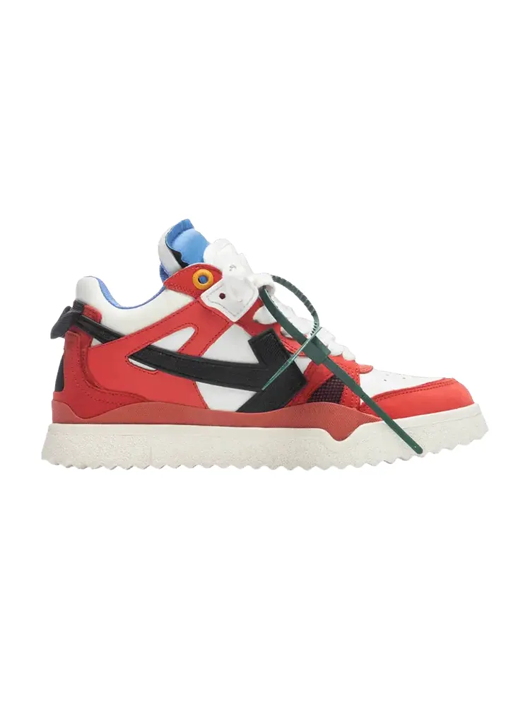 Кроссовки Off-White New Mid Sponge 'Red Black Blue'
