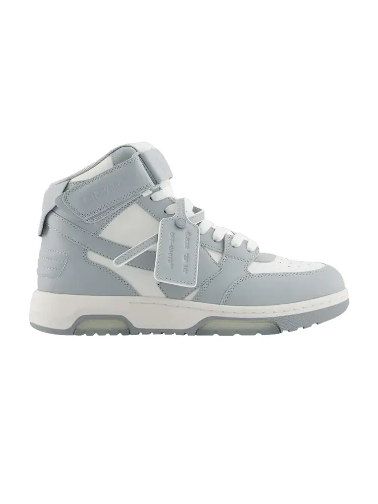 Кроссовки Off-White Off-White Out of Office Mid 'Grey White Clear Sole'