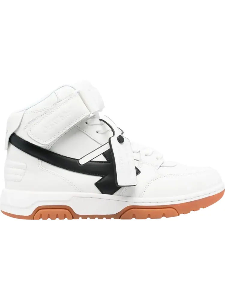 Кроссовки Off-White Out of Office Mid 'White Black'