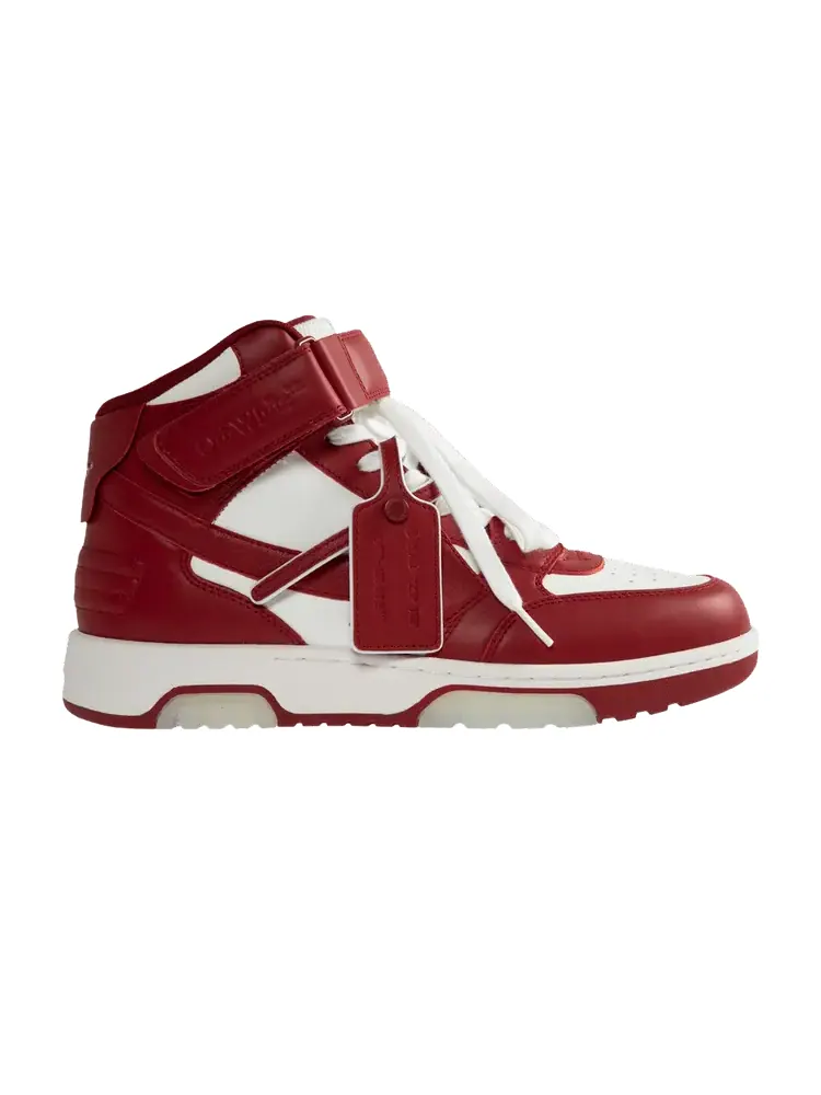Кроссовки Off-White Off-White Out of Office Mid 'Red' — изображение 1 из 1, белый/красный