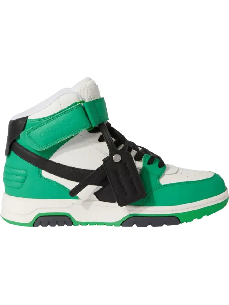 Кроссовки Off-White Out Of Office Mid 'Green Black' — изображение 1 из 1, зеленый