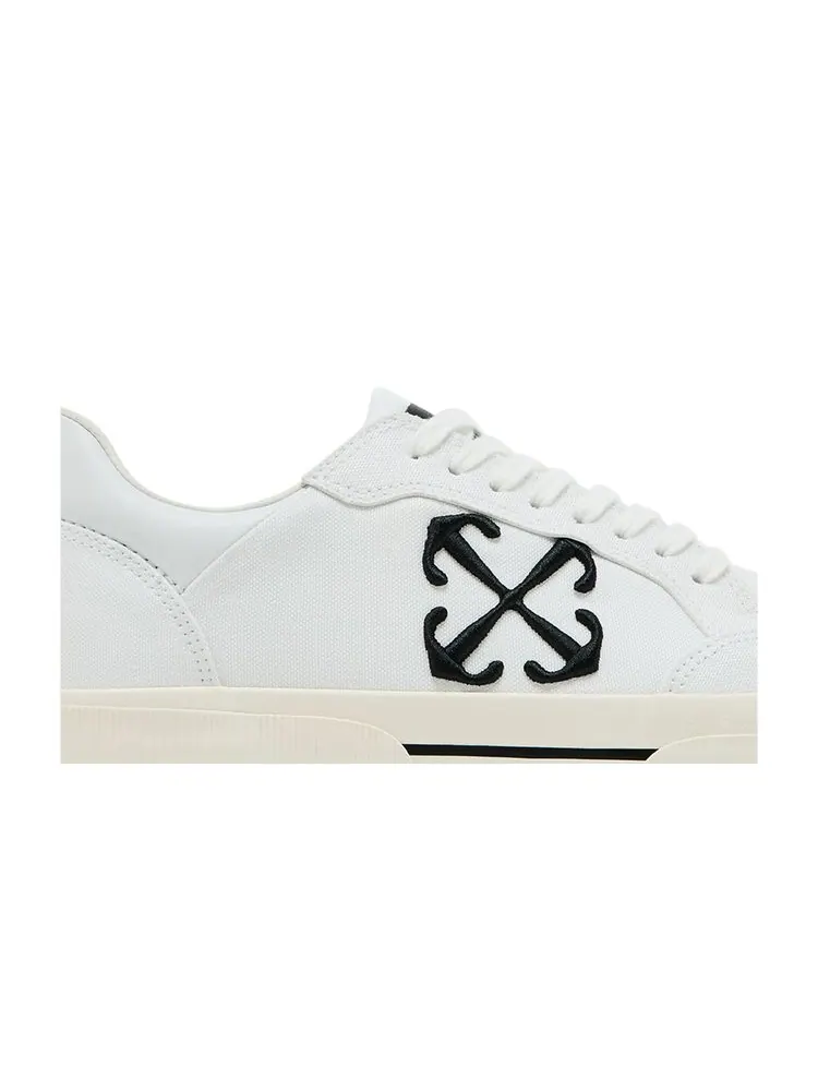 Кроссовки Off-White New Low Vulcanized 'White Black' — изображение 2 из 8, белый черный