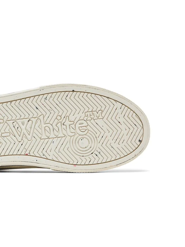 Кроссовки Off-White New Low Vulcanized 'White Black' — изображение 5 из 8, белый черный