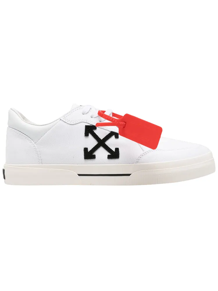 Кроссовки Off-White New Low Vulcanized 'White Black' 2024