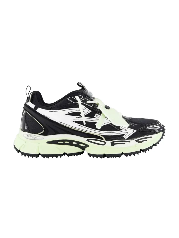 Кроссовки Off-White Be Right Back 'Black Lime' — изображение 1 из 1, черный