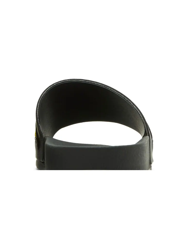 Шлепанцы Off-White Industrial Sliders 'Black Yellow' — изображение 7 из 8, черный желтый