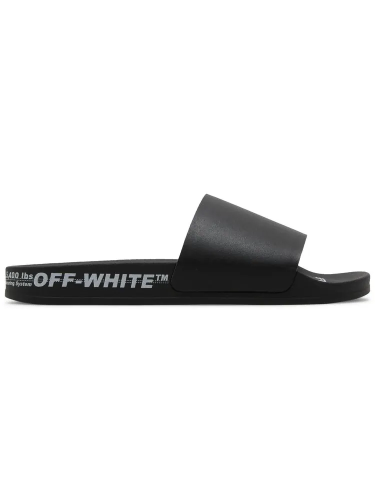 Шлепанцы Off-White Industrial Belt Sliders 'Black'
