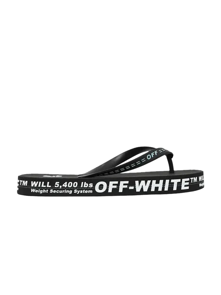 Кроссовки Off-White Industrial Flip Flops 'Weight Securing System - Black'