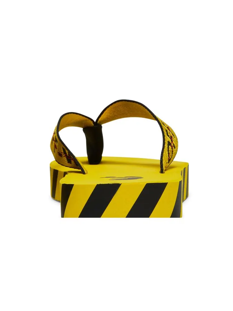 Кроссовки Off-White Industrial Flip Flops 'Logo Tape - Yellow' 2021 — изображение 7 из 8, желтый