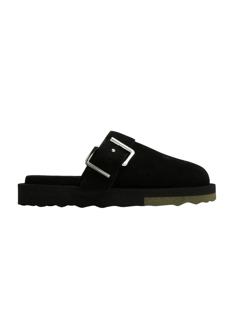 Кроссовки Off-White Sponge Clog Black Khaki