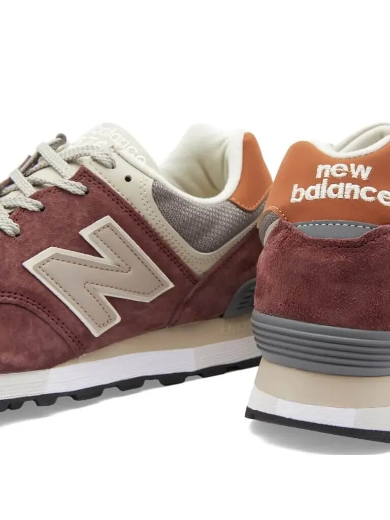 Кроссовки женские New Balance OU576PTY Made in UK — изображение 5 из 5, коричневый/оранжевый