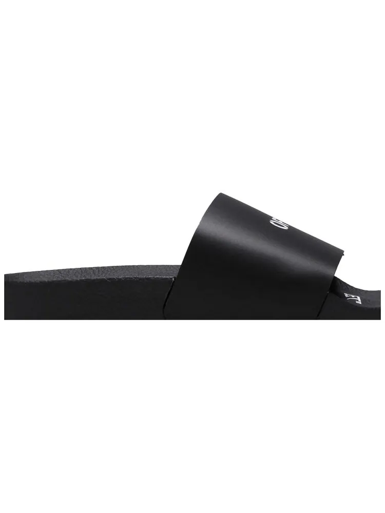 Шлепанцы Off-White Wmns Pool Sliders 'Black' — изображение 2 из 8, черный