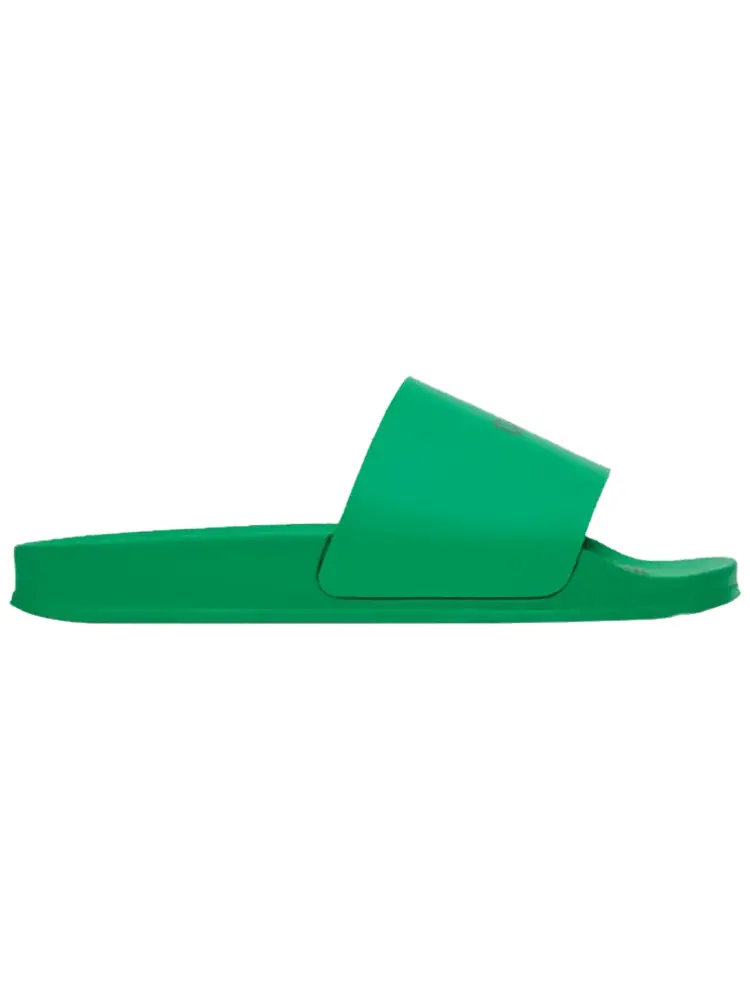 Шлепанцы Off-White Wmns Pool Sliders 'Green' — изображение 1 из 1, зеленый