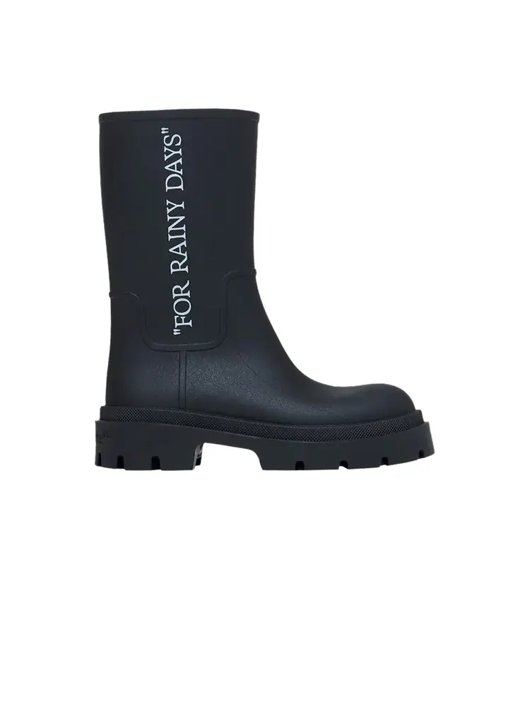 Ботинки Off-White Wmns Reboot 'For Rainy Days - Black White' — изображение 1 из 1, черный белый