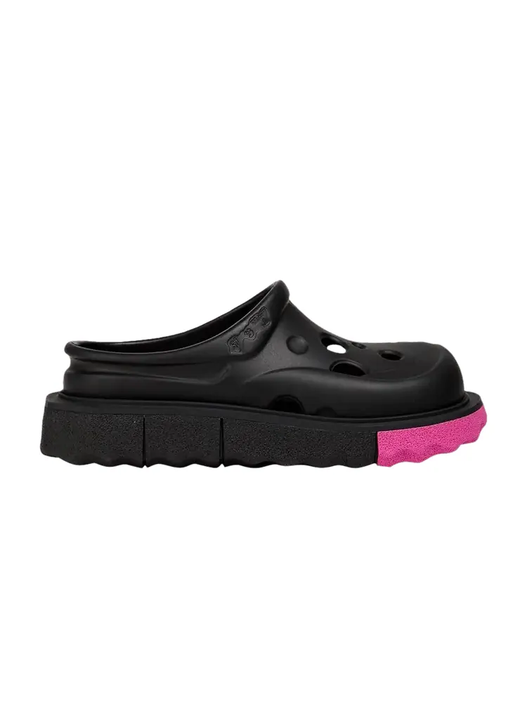 Сабо Off-White Wmns Sponge Meteor Clog 'Black Fuchsia' — изображение 1 из 1, черный