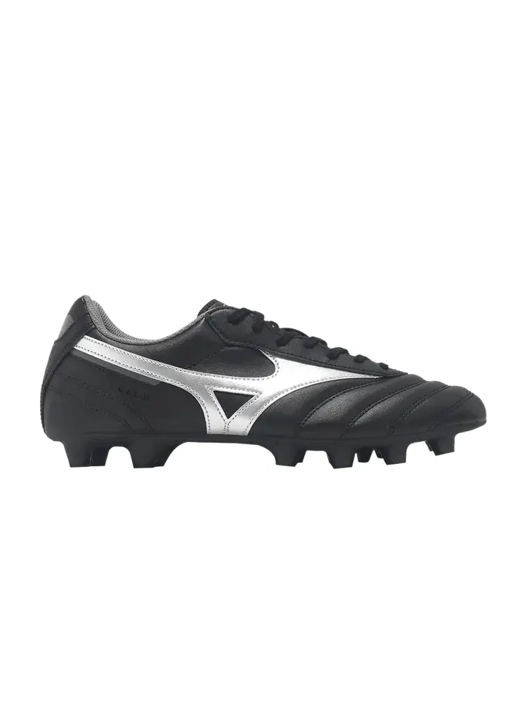 Кроссовки Mizuno Morelia 2 Club Black Galaxy Silver — изображение 1 из 1, черный серебристый