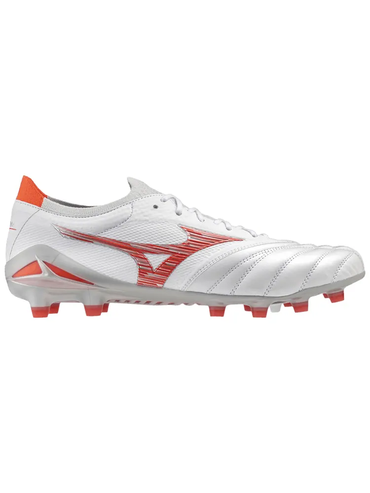 Кроссовки Mizuno Morelia Neo 4 Beta Made in Japan 'Super White Pearl Red' — изображение 1 из 1, белый