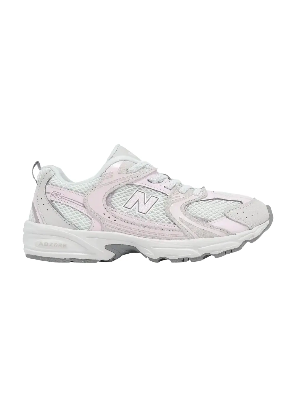 Кроссовки New Balance 530 Little Kid Wide — изображение 1 из 1, белый/розовый