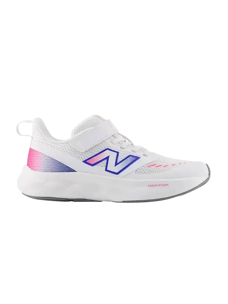 Кроссовки New Balance 625 Hook & Loop Little Kid — изображение 1 из 1, белый розовый
