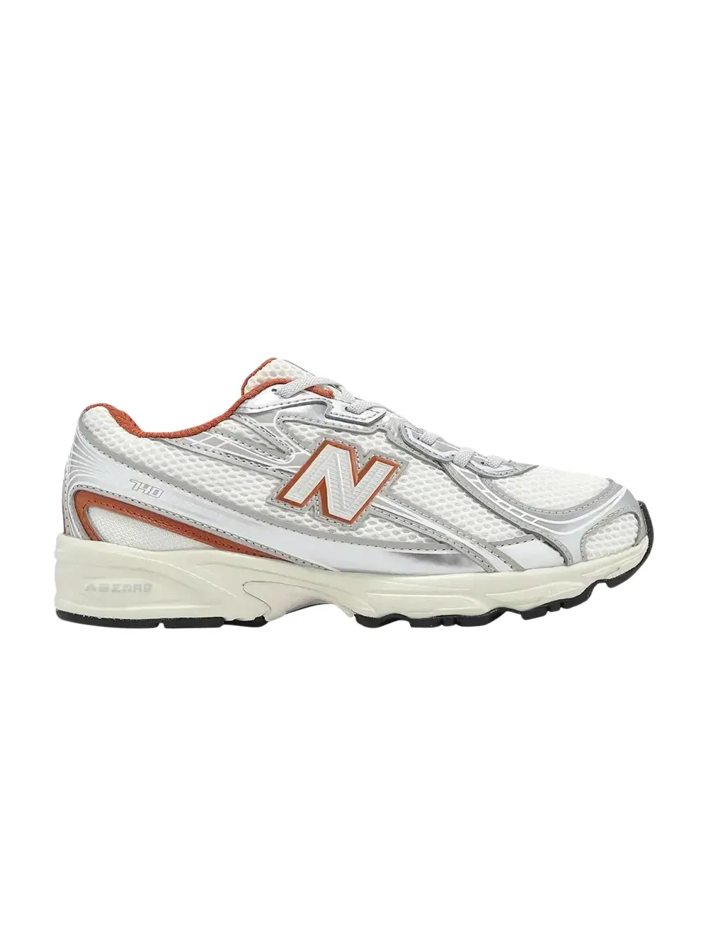 Детские кроссовки New Balance 740 Wide — изображение 1 из 1, слоновая кость/оранжевый