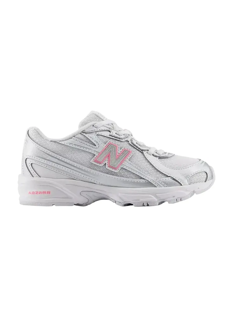 Кроссовки New Balance 740 Bungee Lace Little Kid — изображение 1 из 1, серебристый металлик