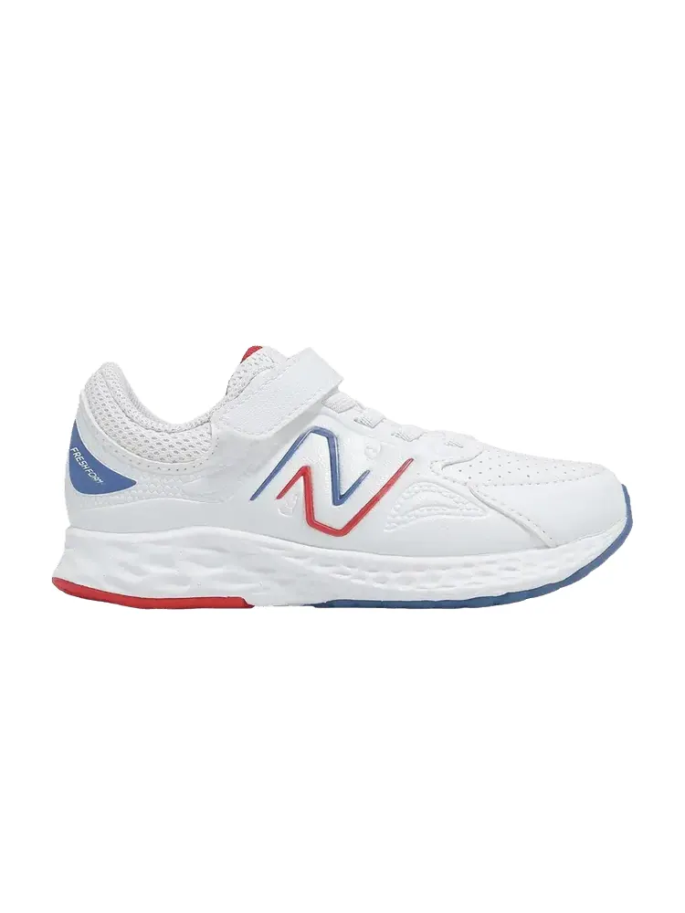 Кроссовки New Balance Fresh Foam 76T V1 Little Kid Wide 'White Blue' — изображение 1 из 1, белый