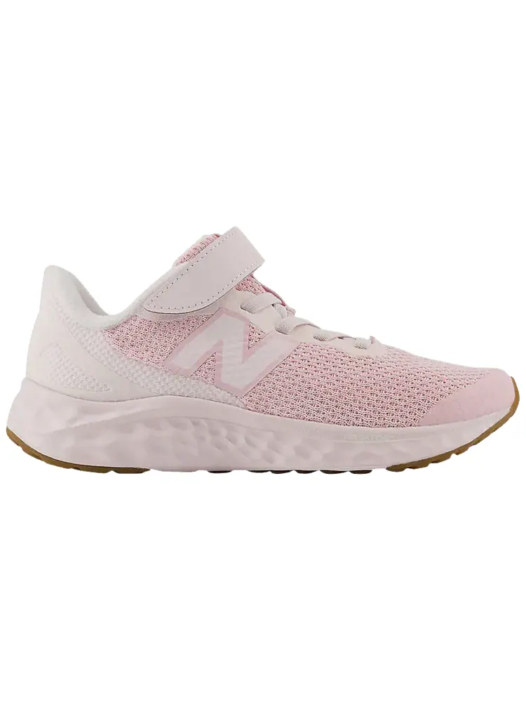 Кроссовки New Balance Fresh Foam Arishi v4 Bungee Lace Top Strap Little Kid 'Pink Granite' — изображение 1 из 1, розовый