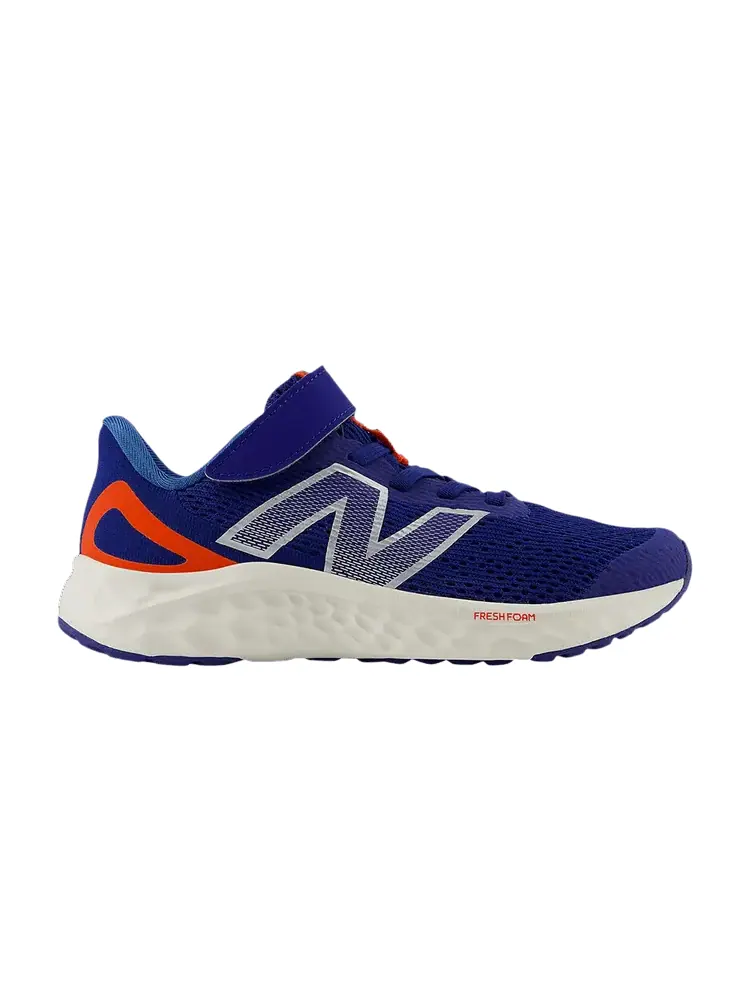 Кроссовки New Balance Fresh Foam Arishi v4 Bungee Lace Top Strap Little Kid 'Inkwell Neo Flame' — изображение 1 из 1