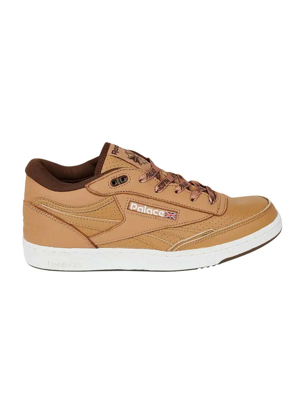 Кроссовки Palace x Club C Mid 2 Reebok — изображение 1 из 1, бежевый