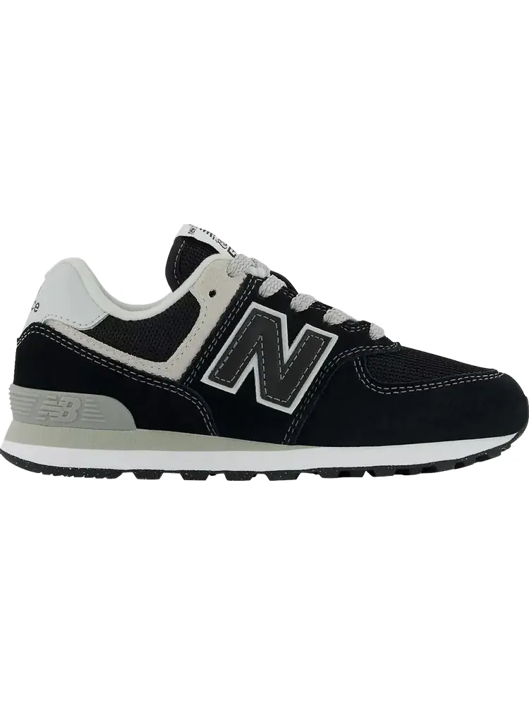 Кроссовки New Balance 574 Little Kid 'Core Pack - Black White' — изображение 1 из 1, черный