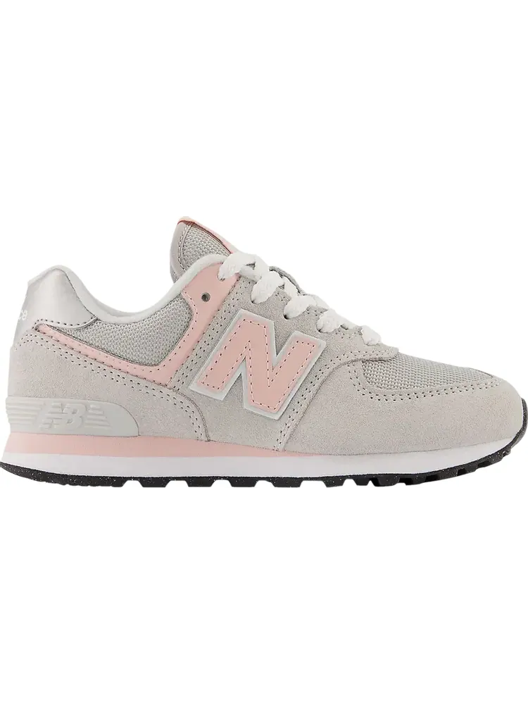 Кроссовки New Balance 574 Little Kid 'Core Pack - Rain Cloud Pink Haze' — изображение 1 из 1, серый