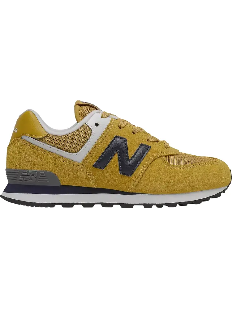 Кроссовки New Balance 574 Little Kid 'Varsity Gold' — изображение 1 из 1, желтый