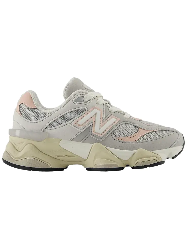 Кроссовки New Balance 9060 Little Kid 'Grey Matter Pink Haze' — изображение 1 из 1, серый розовый