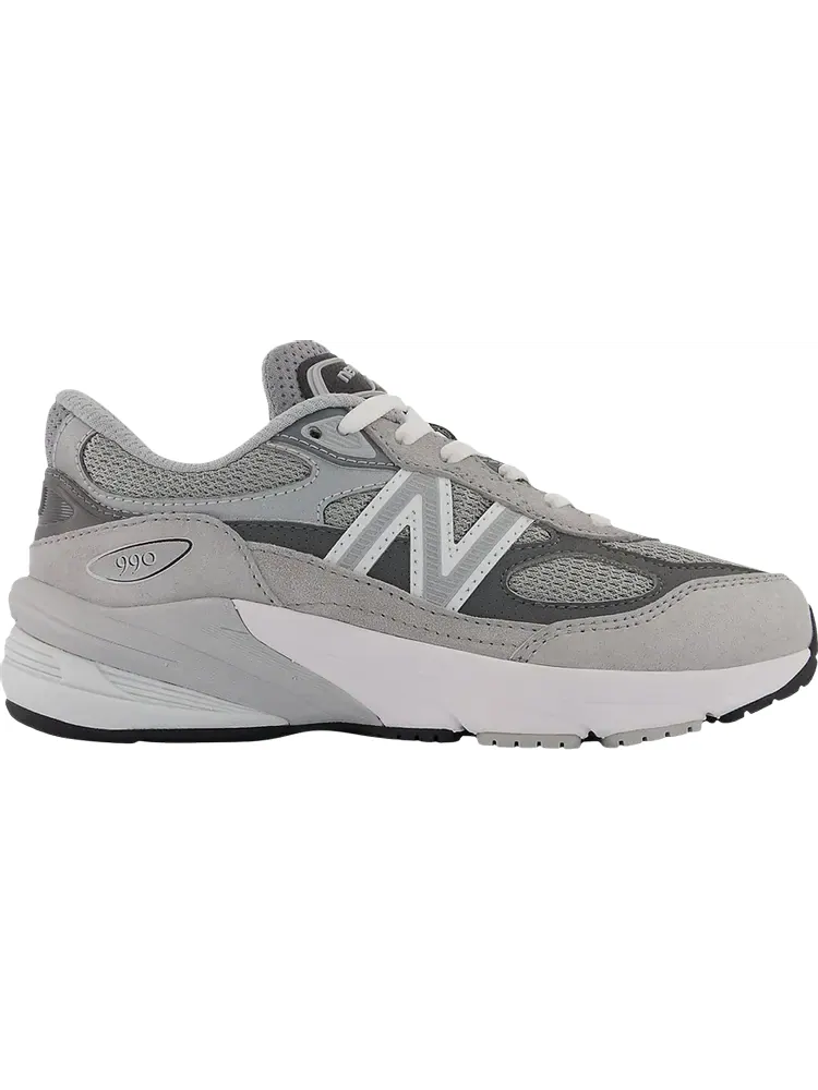Кроссовки New Balance 990v6 Little Kid 'Castlerock' — изображение 1 из 1, серый