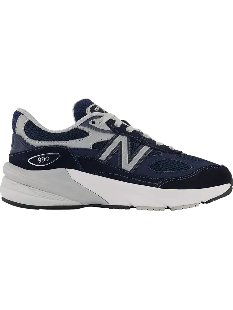 Кроссовки 990v6 Little Kid X-Wide 'Navy' — изображение 1 из 1, синий