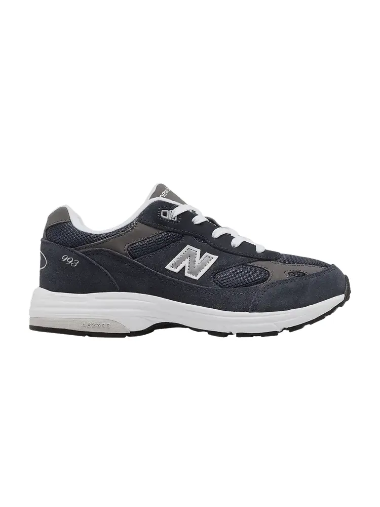 Кроссовки New Balance 993 Little Kid Navy White — изображение 1 из 1, белый