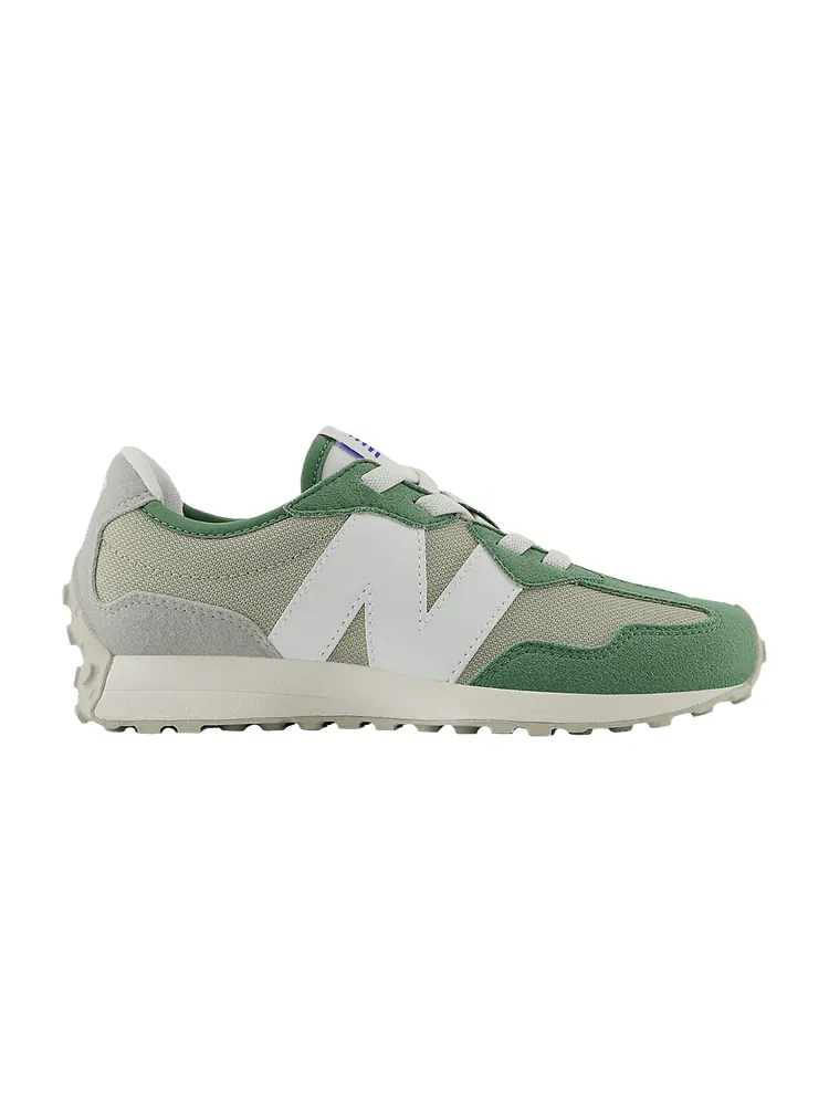 Кроссовки 327 Bungee Lace Little Kid Wide 'Mallard Green' — изображение 1 из 1, зеленый