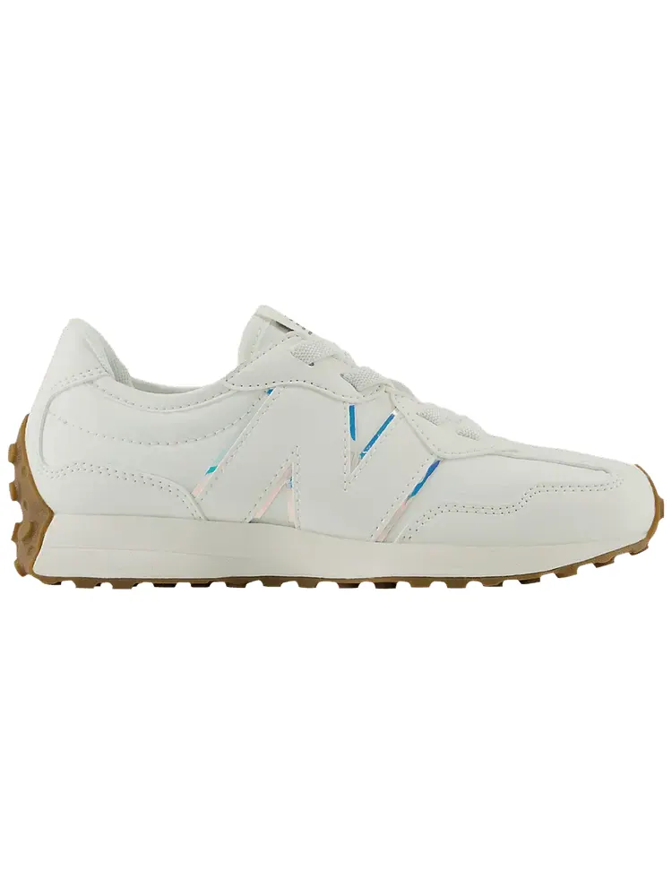 Кроссовки New Balance 327 Little Kid Wide 'Sea Salt Iridescent Gum' — изображение 1 из 1, серебристый