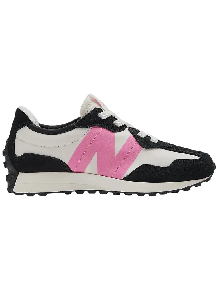 Кроссовки New Balance 327 Little Kid Wide 'Black Real Pink' — изображение 1 из 1, черный розовый
