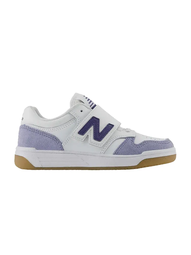 Кроссовки New Balance 480 Hook & Loop Little Kid Wide 'White Dream' — изображение 1 из 1, белый