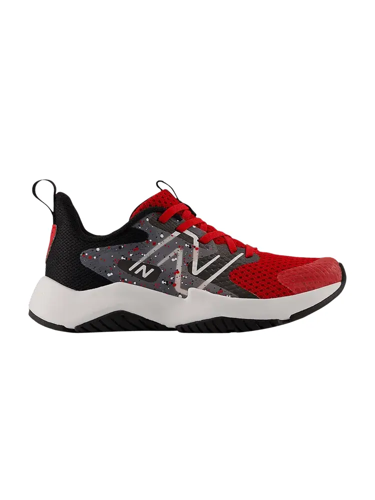 Кроссовки New Balance Rave Run v2 Little Kid 'Team Red Black Cement' — изображение 1 из 1, красный/черный/черный