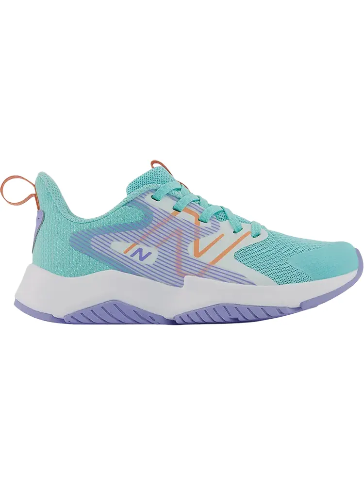 Кроссовки New Balance Rave Run v2 Little Kid 'Surf Peach Glaze' — изображение 1 из 1, синий
