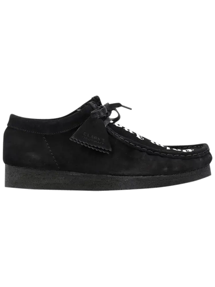 Кроссовки Clarks Palm Angels x Fringed Wallabee Moccasin 'Black' — изображение 1 из 1, черный