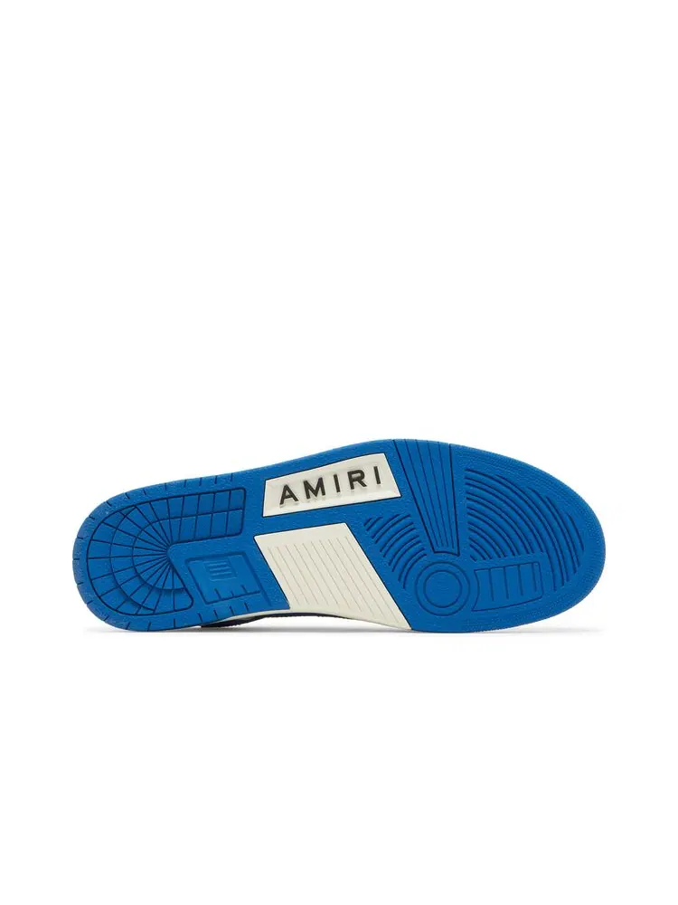 Кроссовки Amiri Skel Top Low 'White Blue' — изображение 4 из 8, белый синий