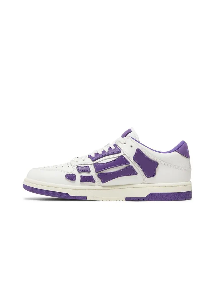 Кроссовки Amiri Skel Top Low 'White Purple' — изображение 3 из 8, белый фиолетовый